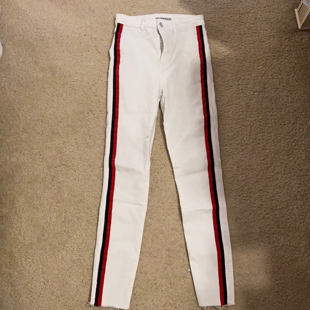 White jeans